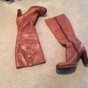 Nine West Brown Leather Boots